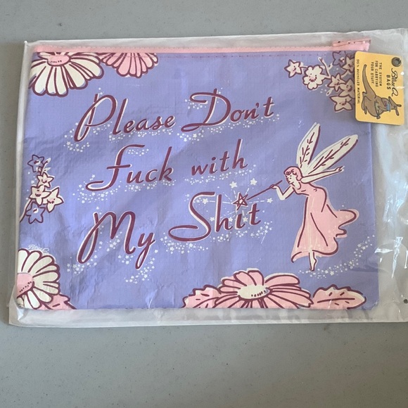 Blue Q Handbags - Please Don't Fuck With My Shit Make Up Pouch Final Price